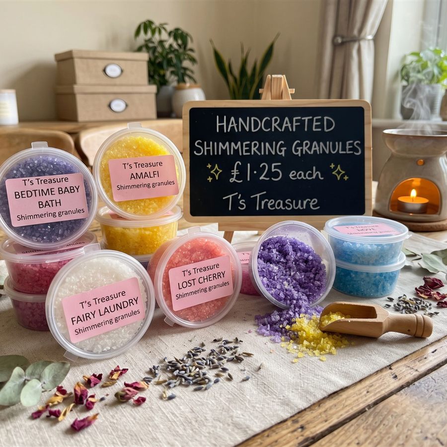 Shimmering Wax Melt Granules